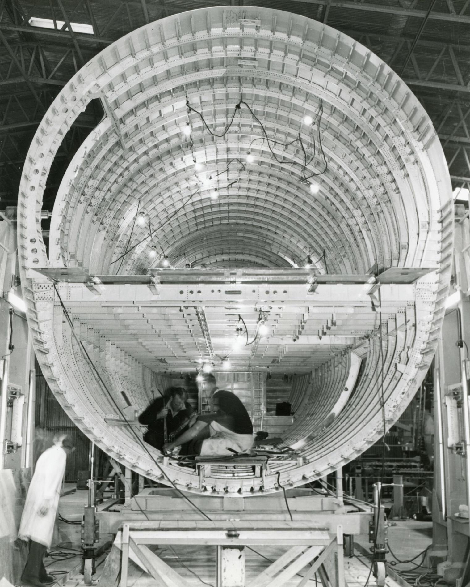 VC10 under construction at Weybridge.