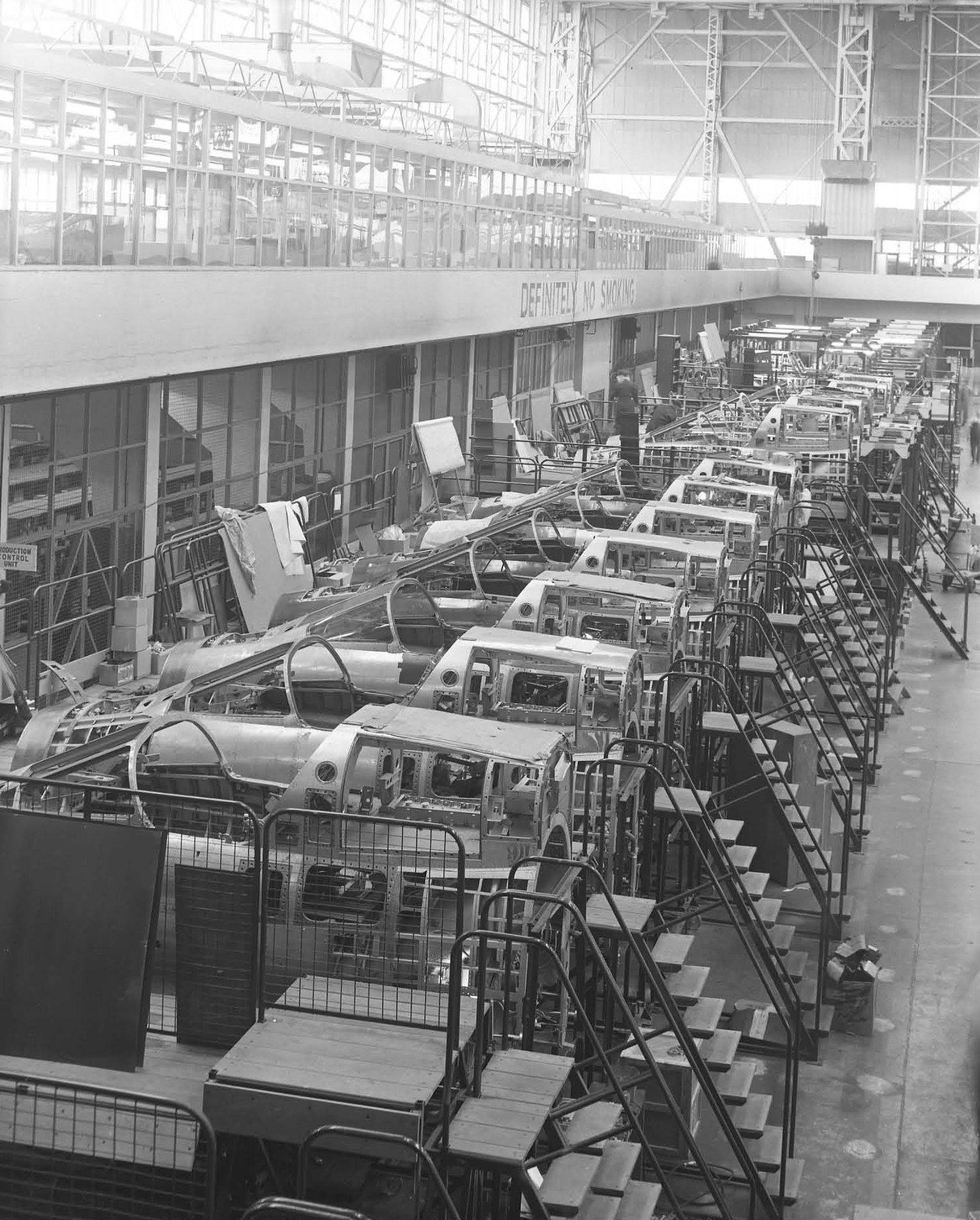 English Electric Lightning Trainer production at BAC Filton.