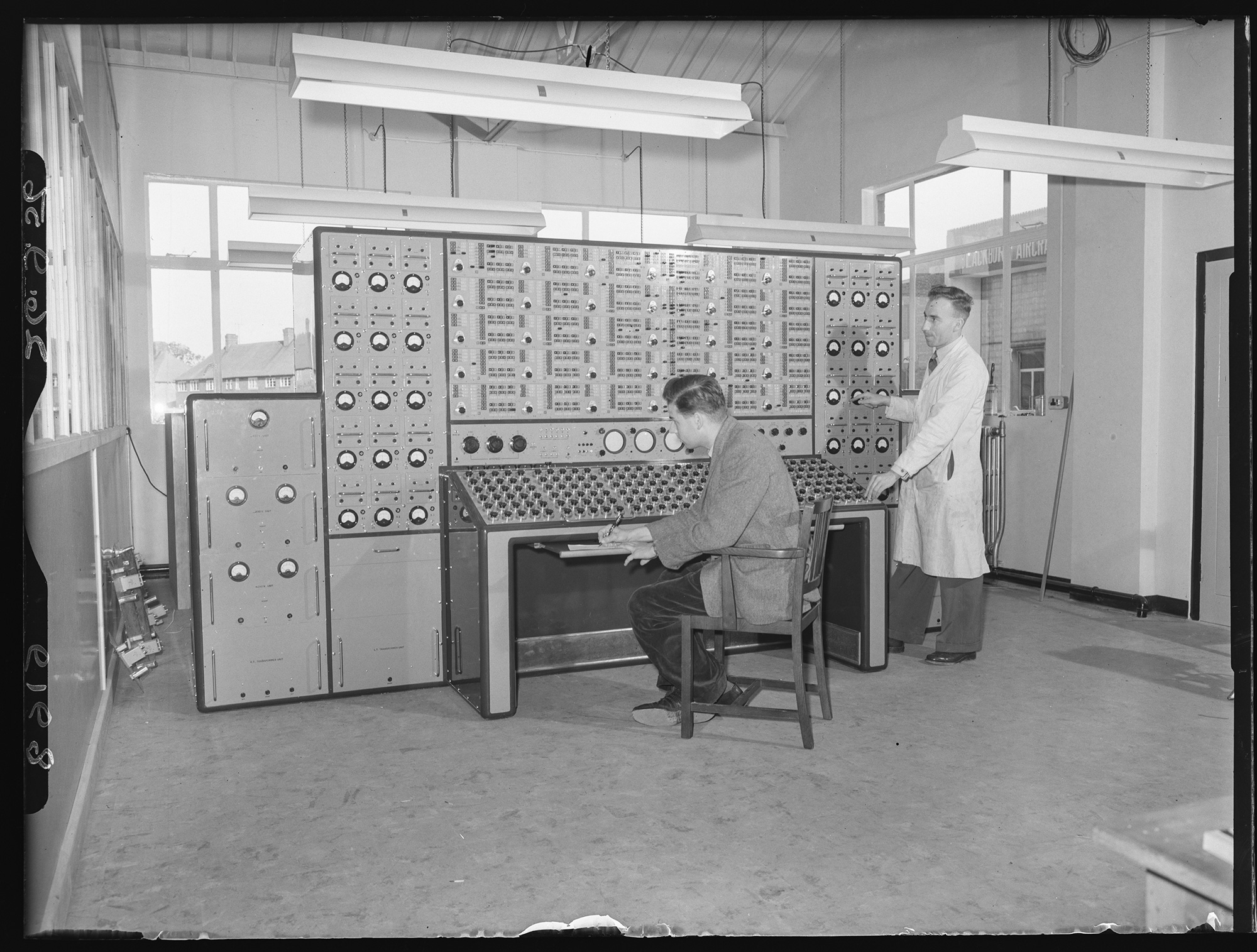 Computer Room at Blackburn and General Aircraft Ltd, Brough, 26th September 1956.